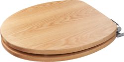 Croydex - Fitzroy Solid Oak - Toilet Seat - Oak